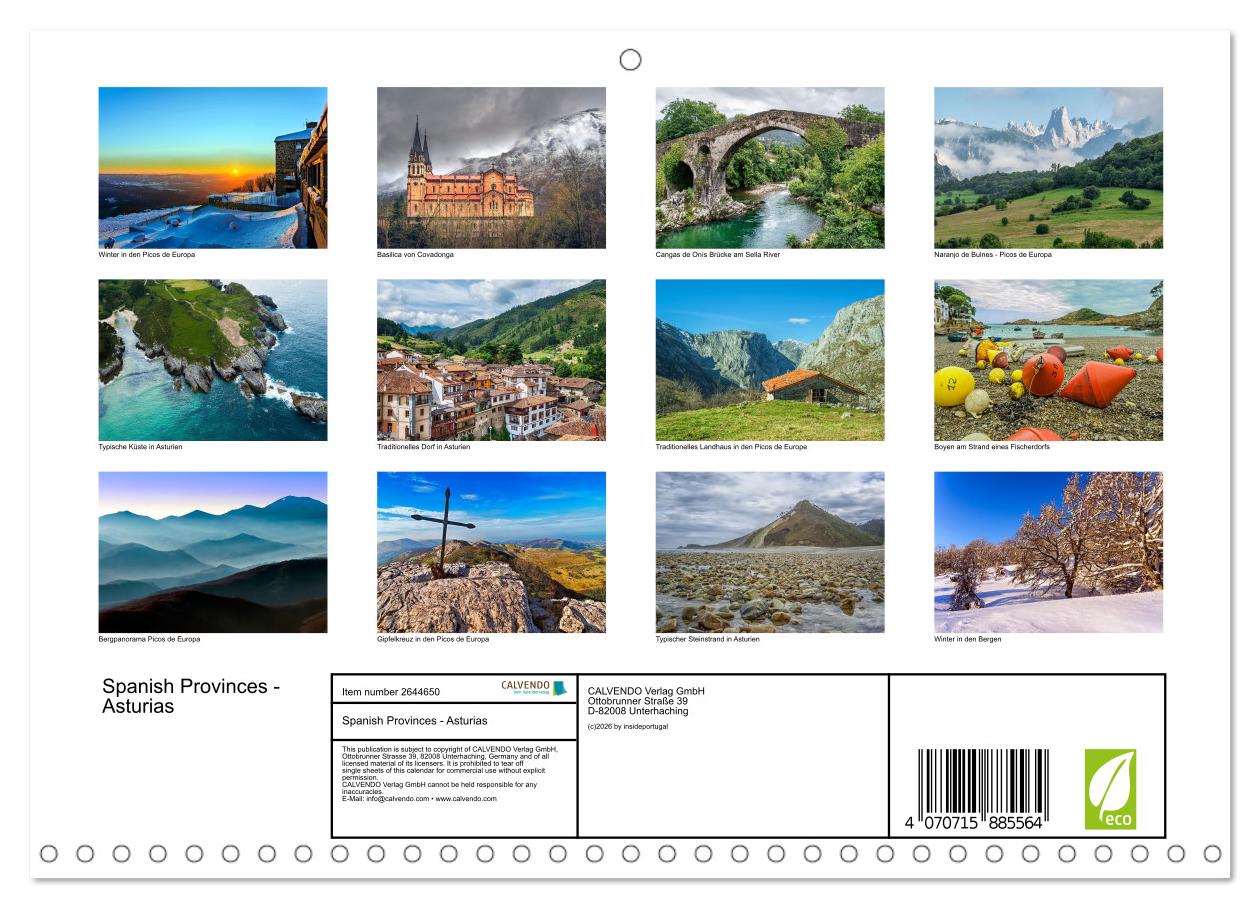 Spanische Provinzen - Asturien