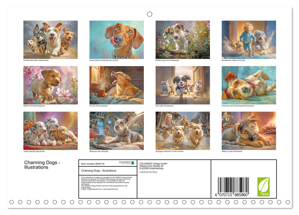 Hunde mit Charme - Illustrationen