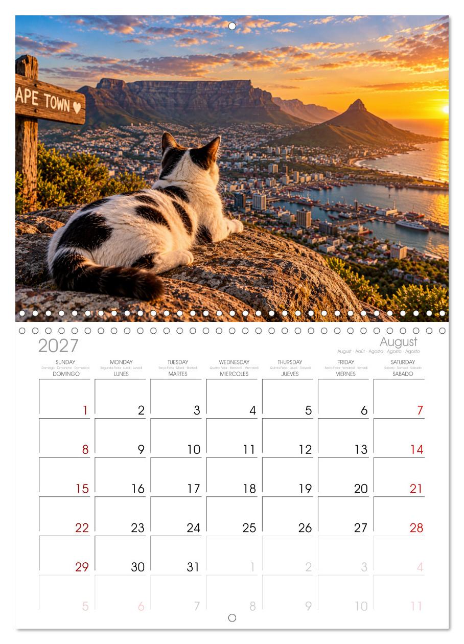 Eine Katze reist um die Welt