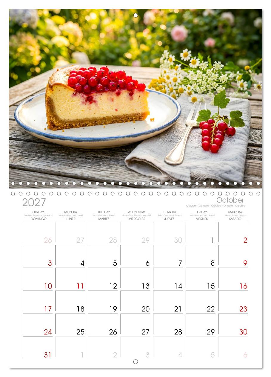 Käsekuchen Kalender - Köstliche Dessertmomente