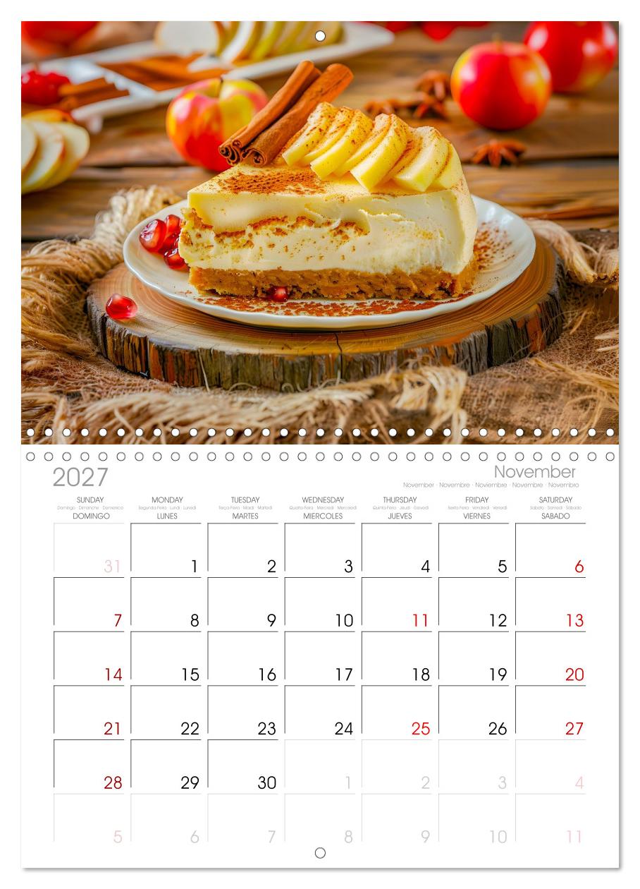 Käsekuchen Kalender - Köstliche Dessertmomente