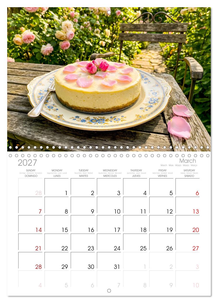 Käsekuchen Kalender - Köstliche Dessertmomente