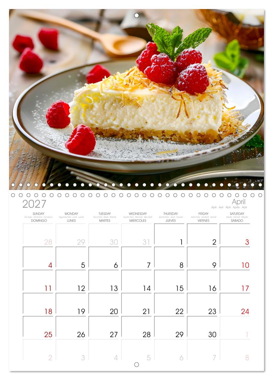Käsekuchen Kalender - Köstliche Dessertmomente