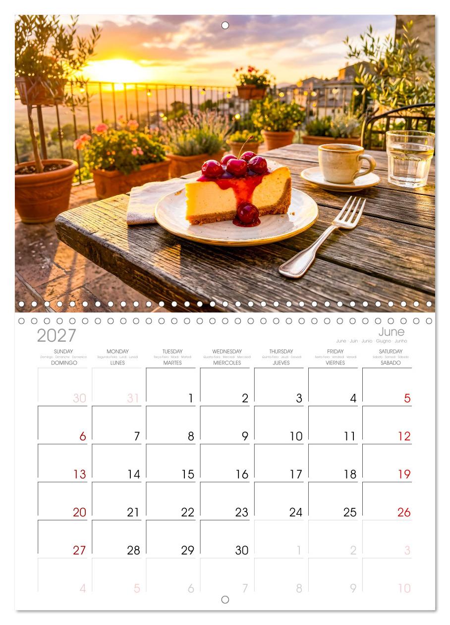 Käsekuchen Kalender - Köstliche Dessertmomente