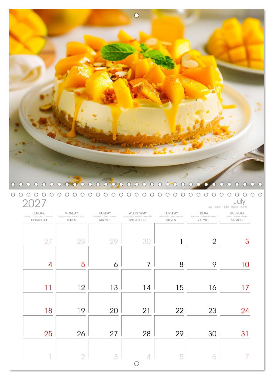 Käsekuchen Kalender - Köstliche Dessertmomente