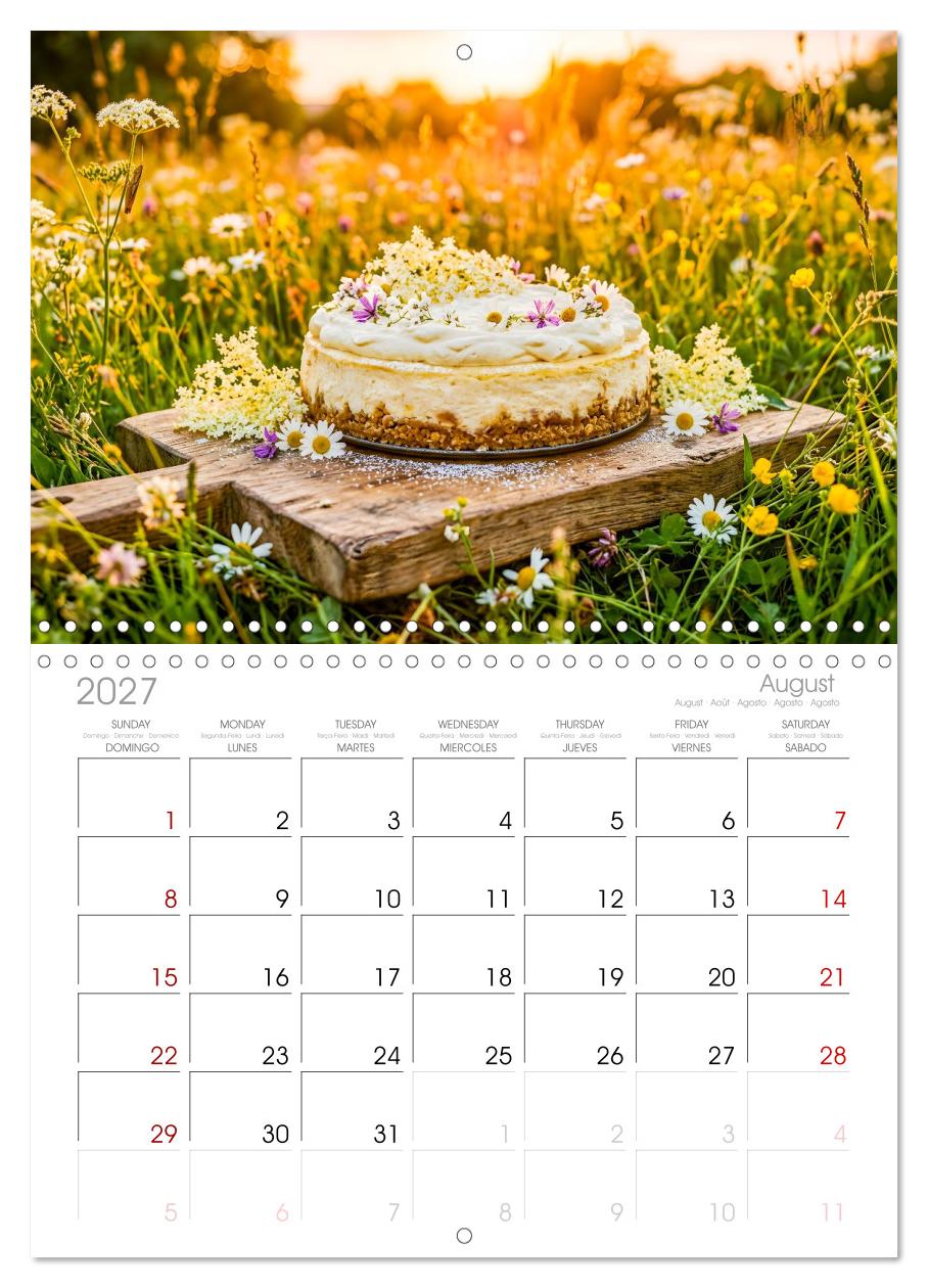 Käsekuchen Kalender - Köstliche Dessertmomente