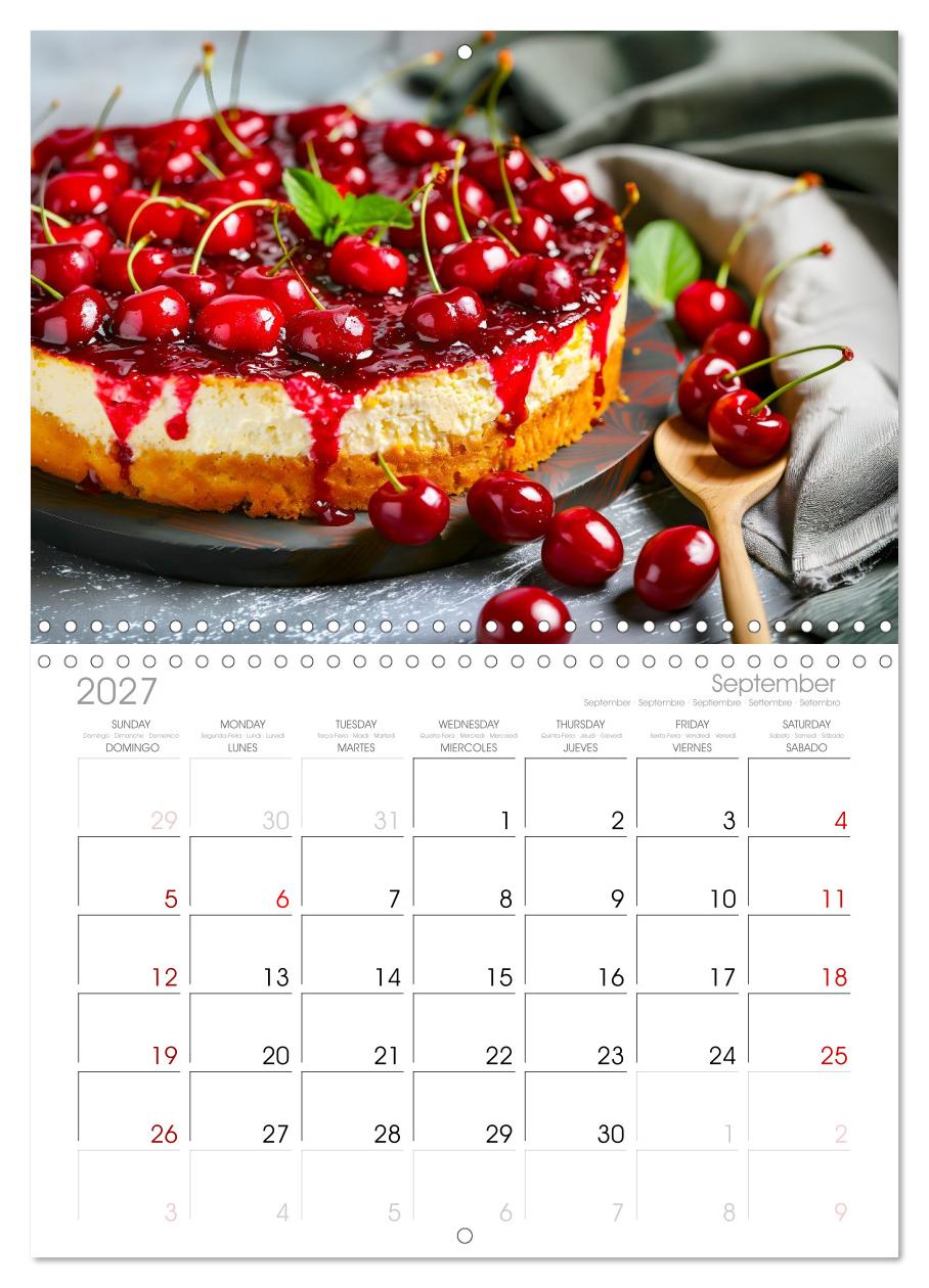 Käsekuchen Kalender - Köstliche Dessertmomente