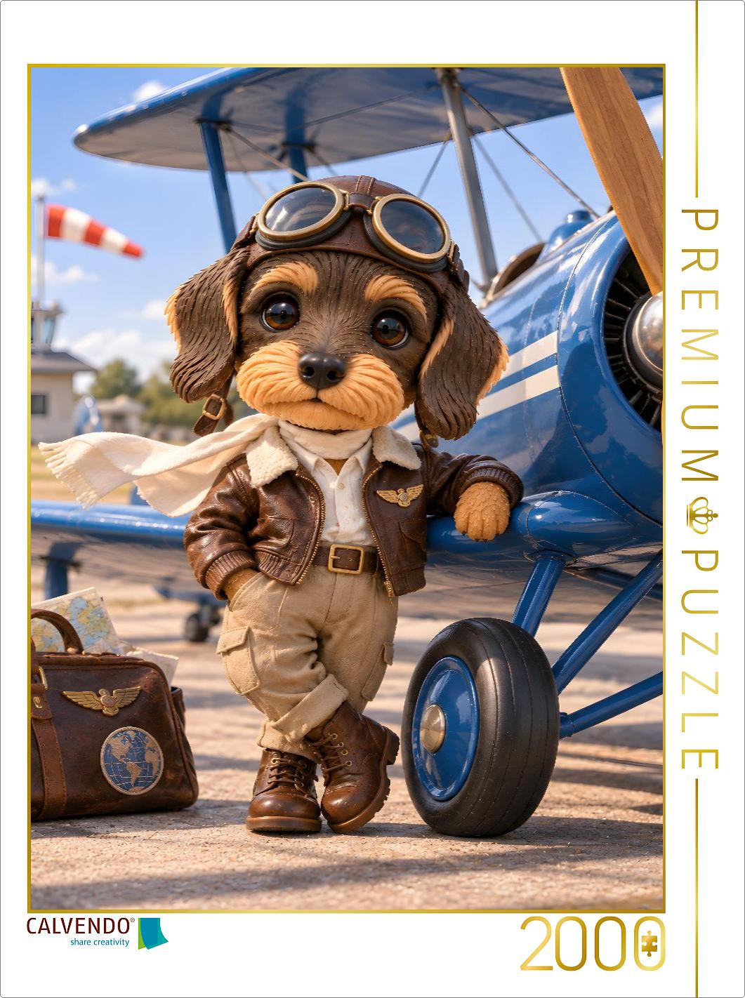 Motte als Pilotin
