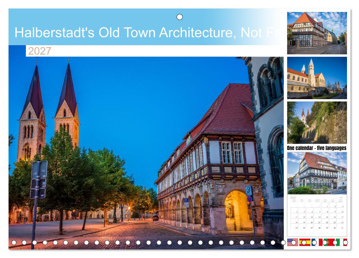Halberstadt Altstadtarchitektur unweit des Harzes