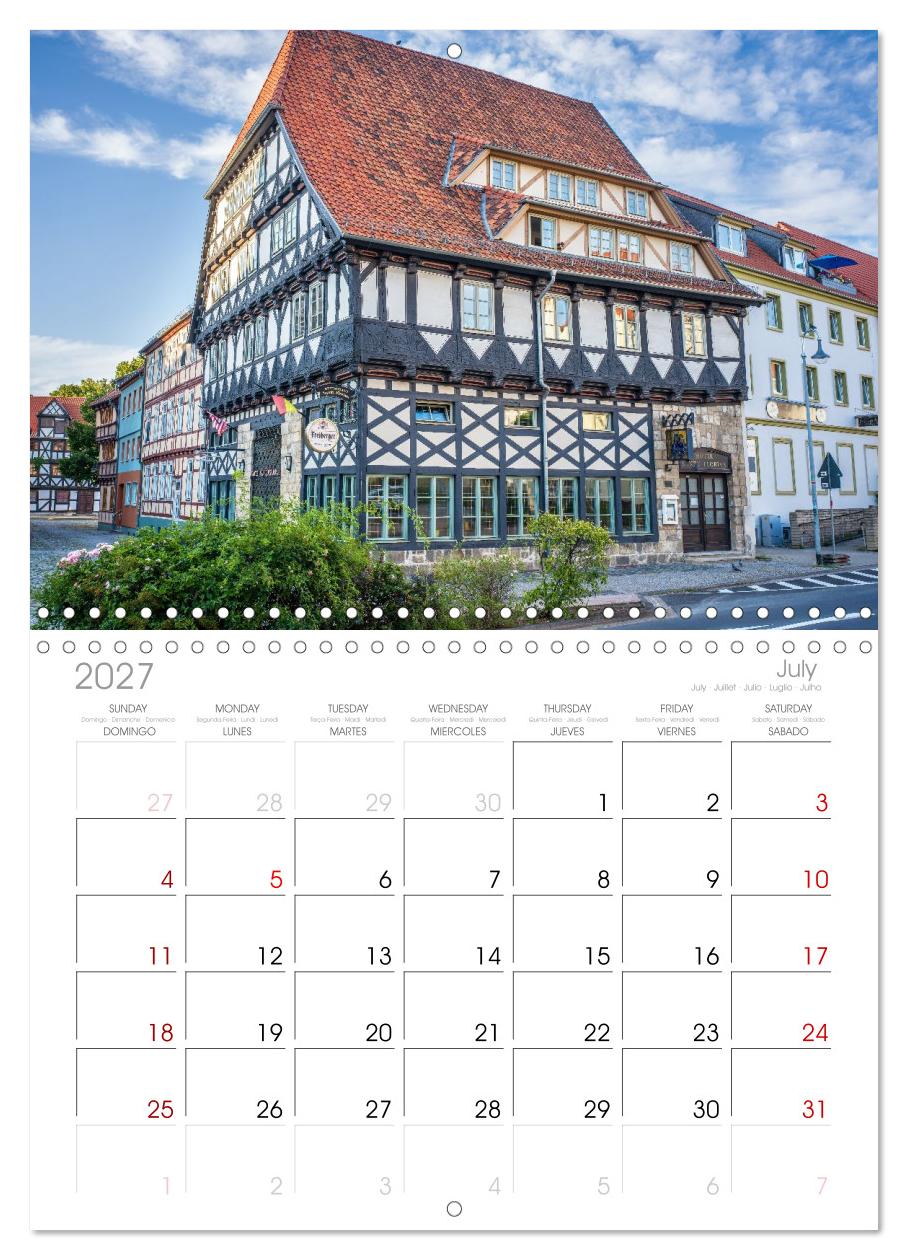 Halberstadt Altstadtarchitektur unweit des Harzes