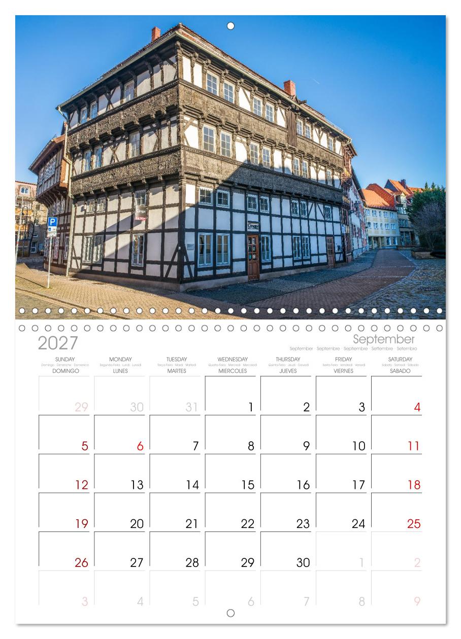Halberstadt Altstadtarchitektur unweit des Harzes