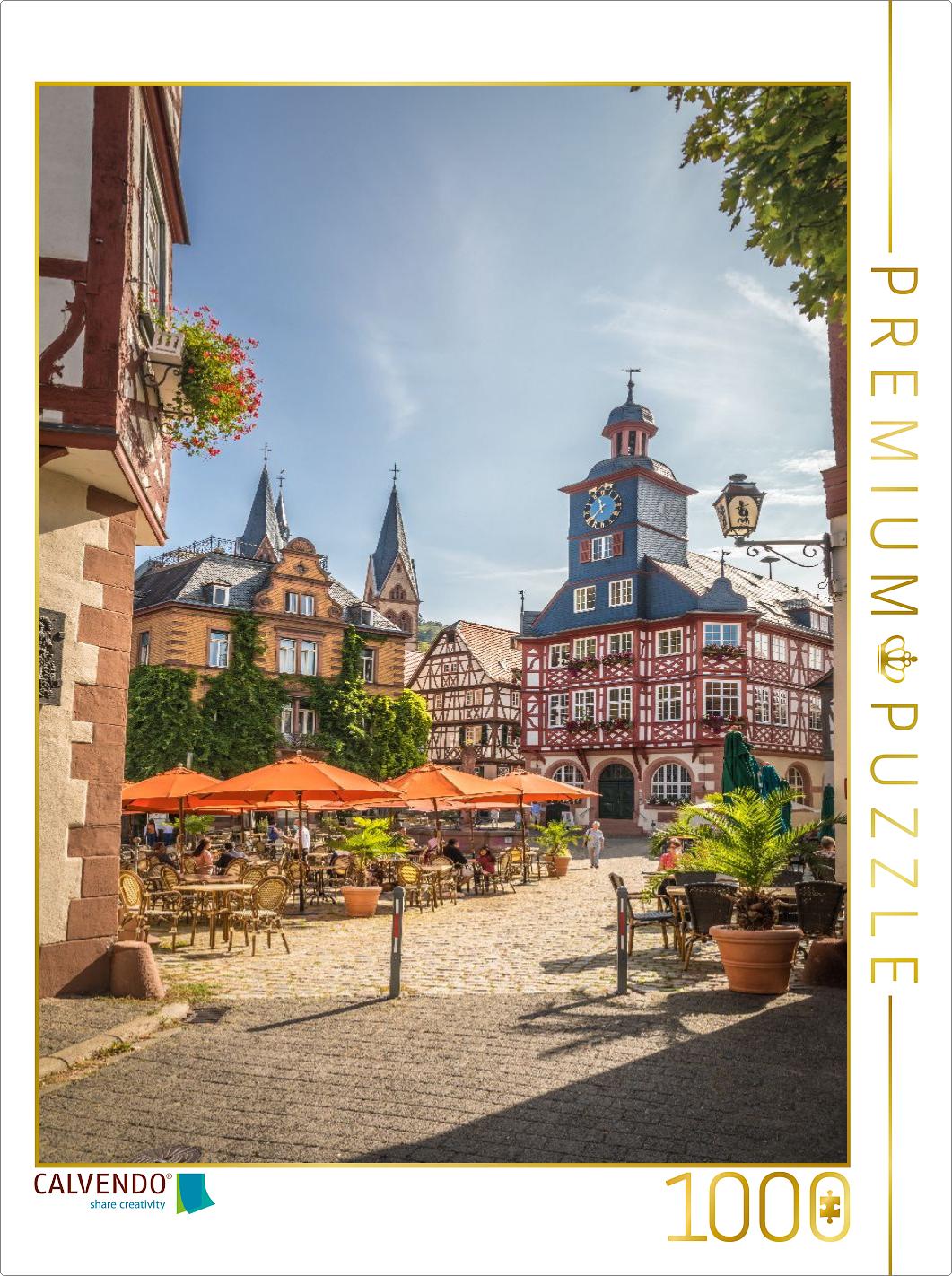 Rathaus am Marktplatz von Heppenheim, Hessen