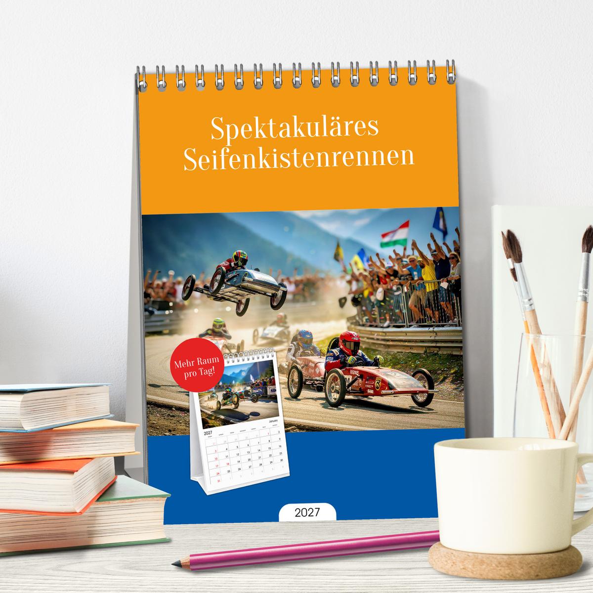 Spektakuläres Seifenkistenrennen