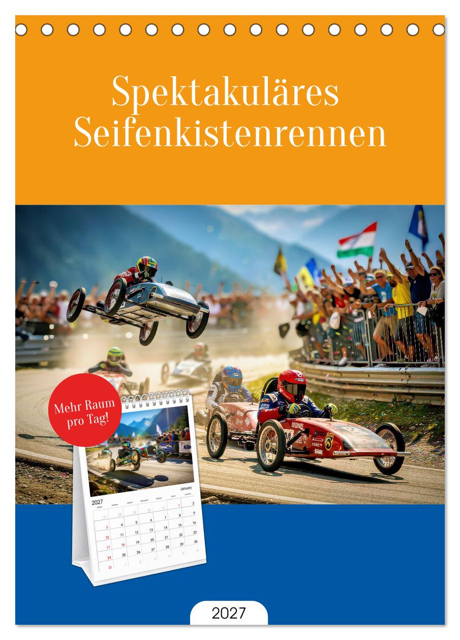 Spektakuläres Seifenkistenrennen