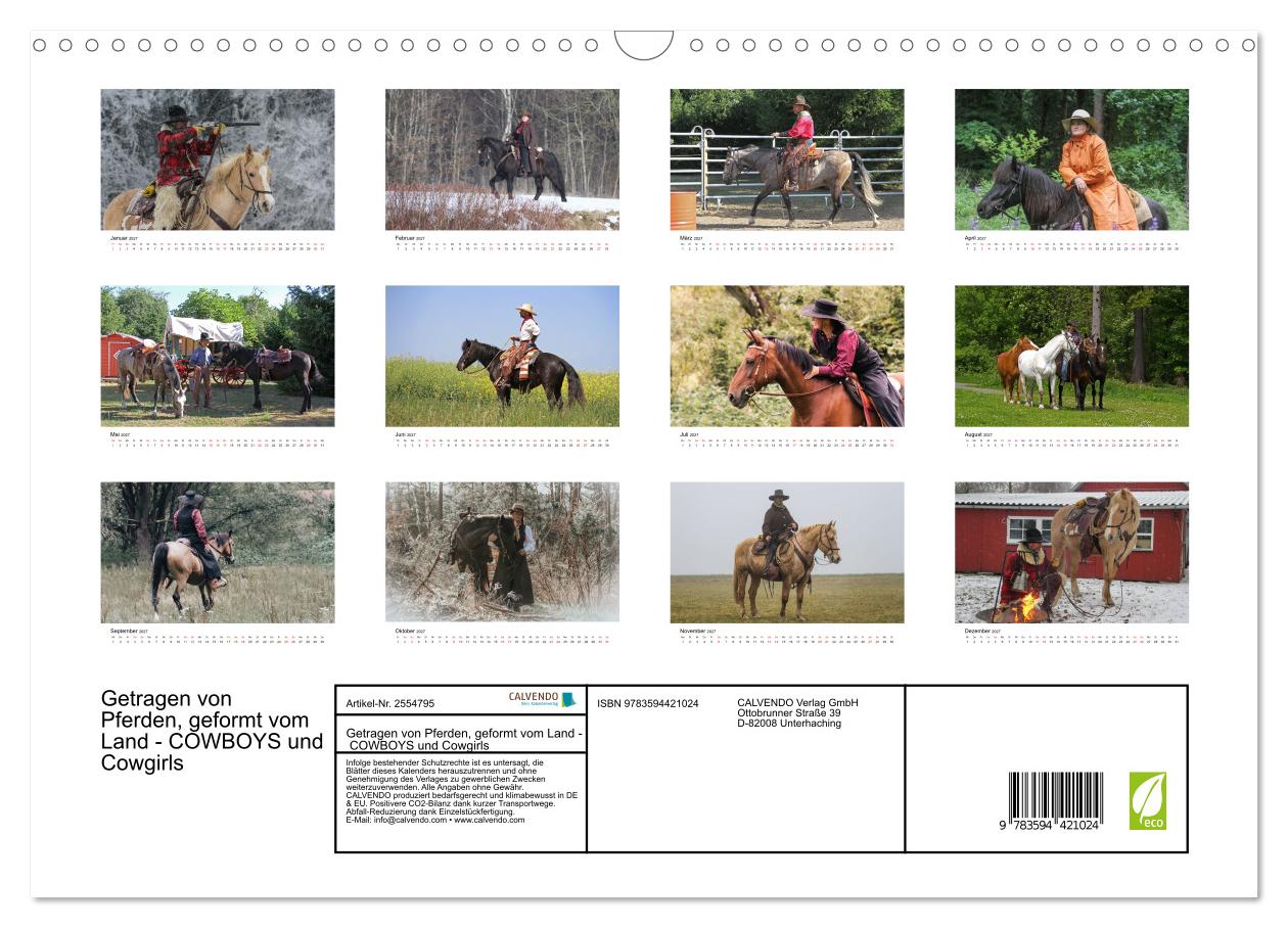 Getragen von Pferden, geformt vom Land - COWBOYS und Cowgirls