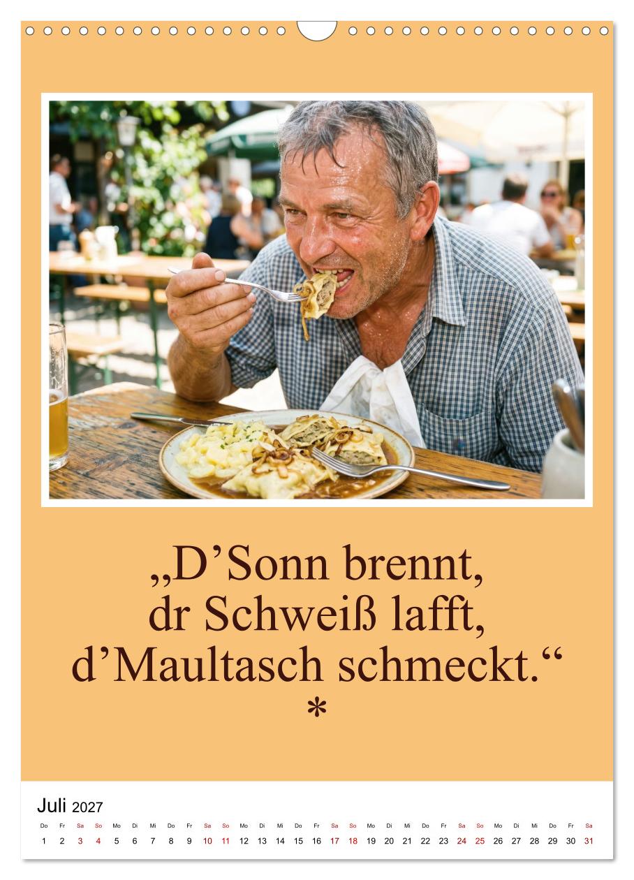 Schwäbische Mundart - A Brezl ohne Salz isch wie a Dag ohne Bruddla