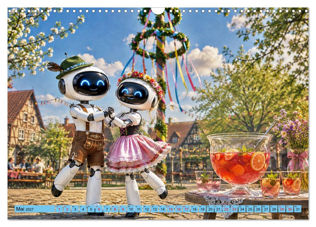 Mein Jahr als Roboter. Eine Reise durch die deutschen Jahreszeiten.