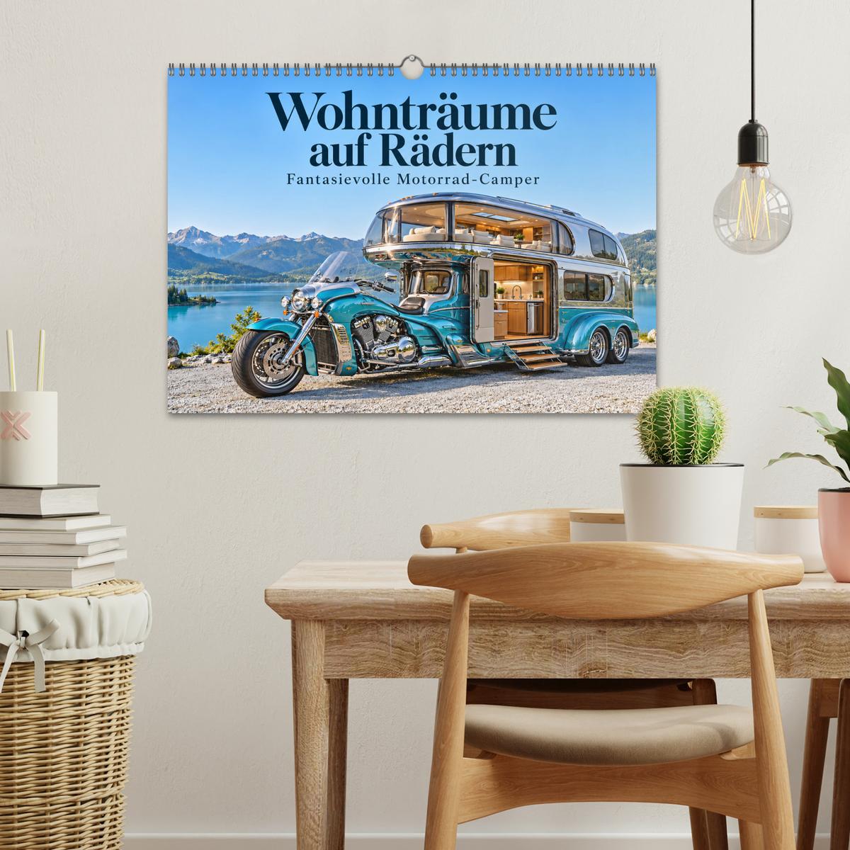 Wohnträume auf Rädern - Fantasievolle Motorrad-Camper