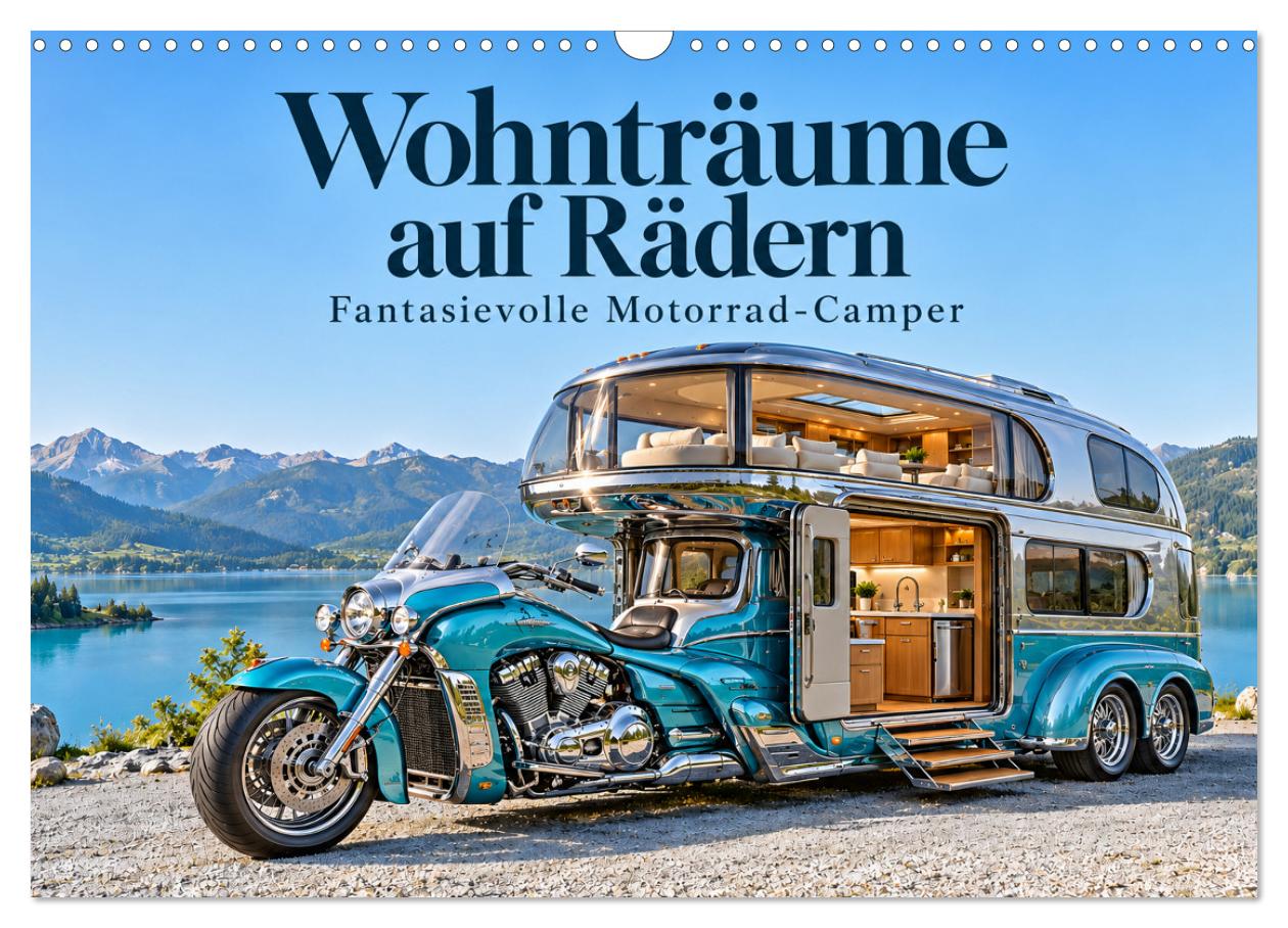 Wohnträume auf Rädern - Fantasievolle Motorrad-Camper