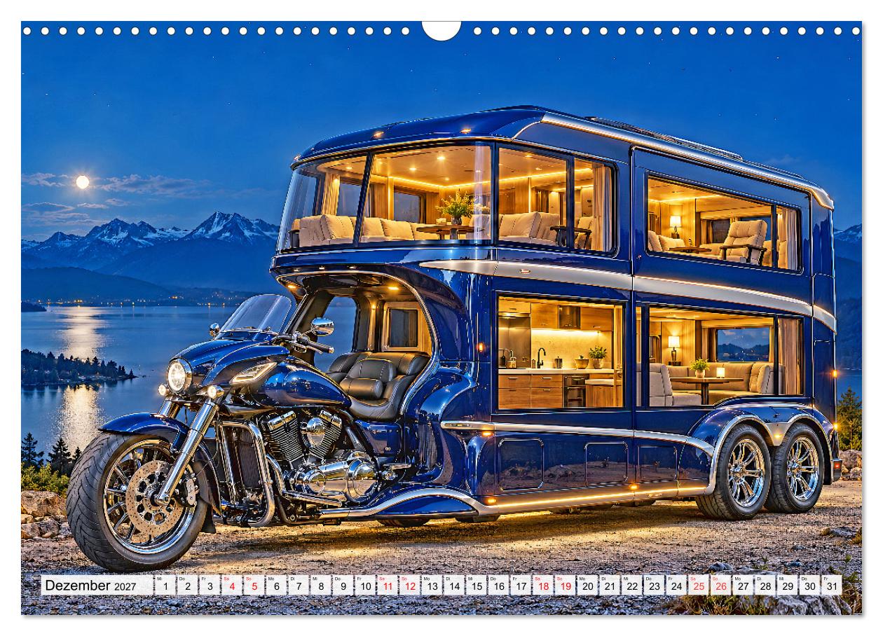 Wohnträume auf Rädern - Fantasievolle Motorrad-Camper