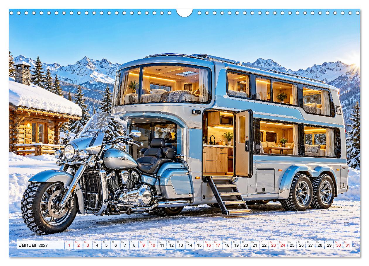 Wohnträume auf Rädern - Fantasievolle Motorrad-Camper