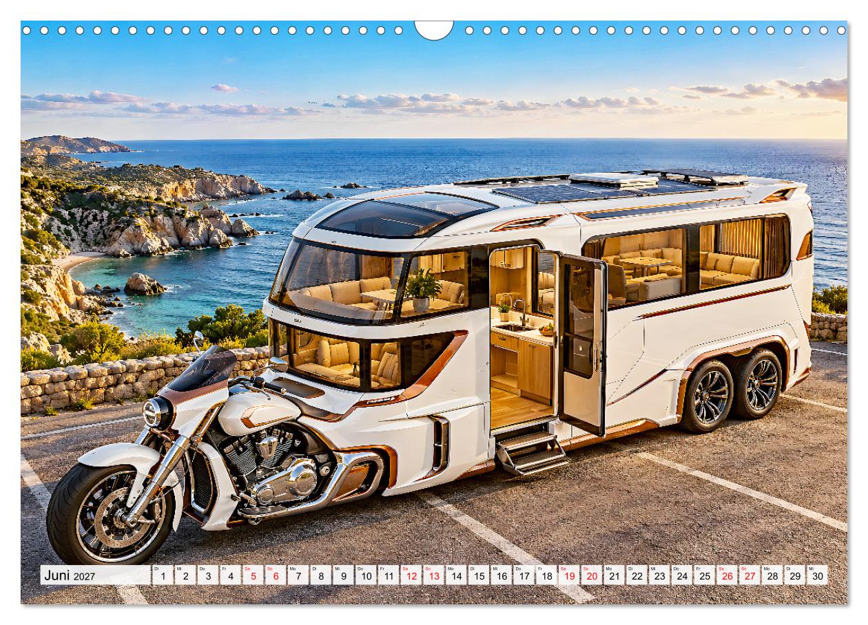 Wohnträume auf Rädern - Fantasievolle Motorrad-Camper