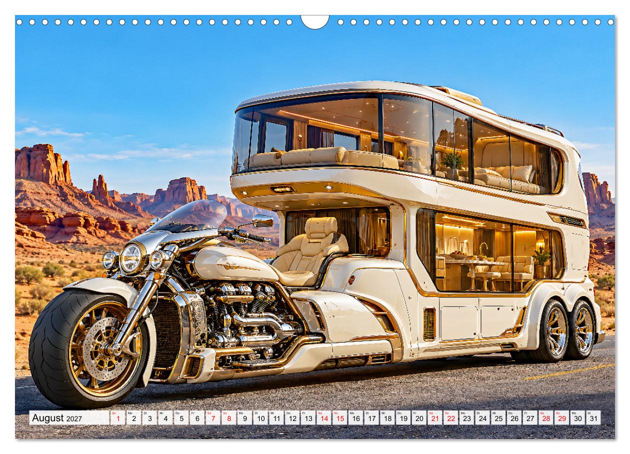 Wohnträume auf Rädern - Fantasievolle Motorrad-Camper