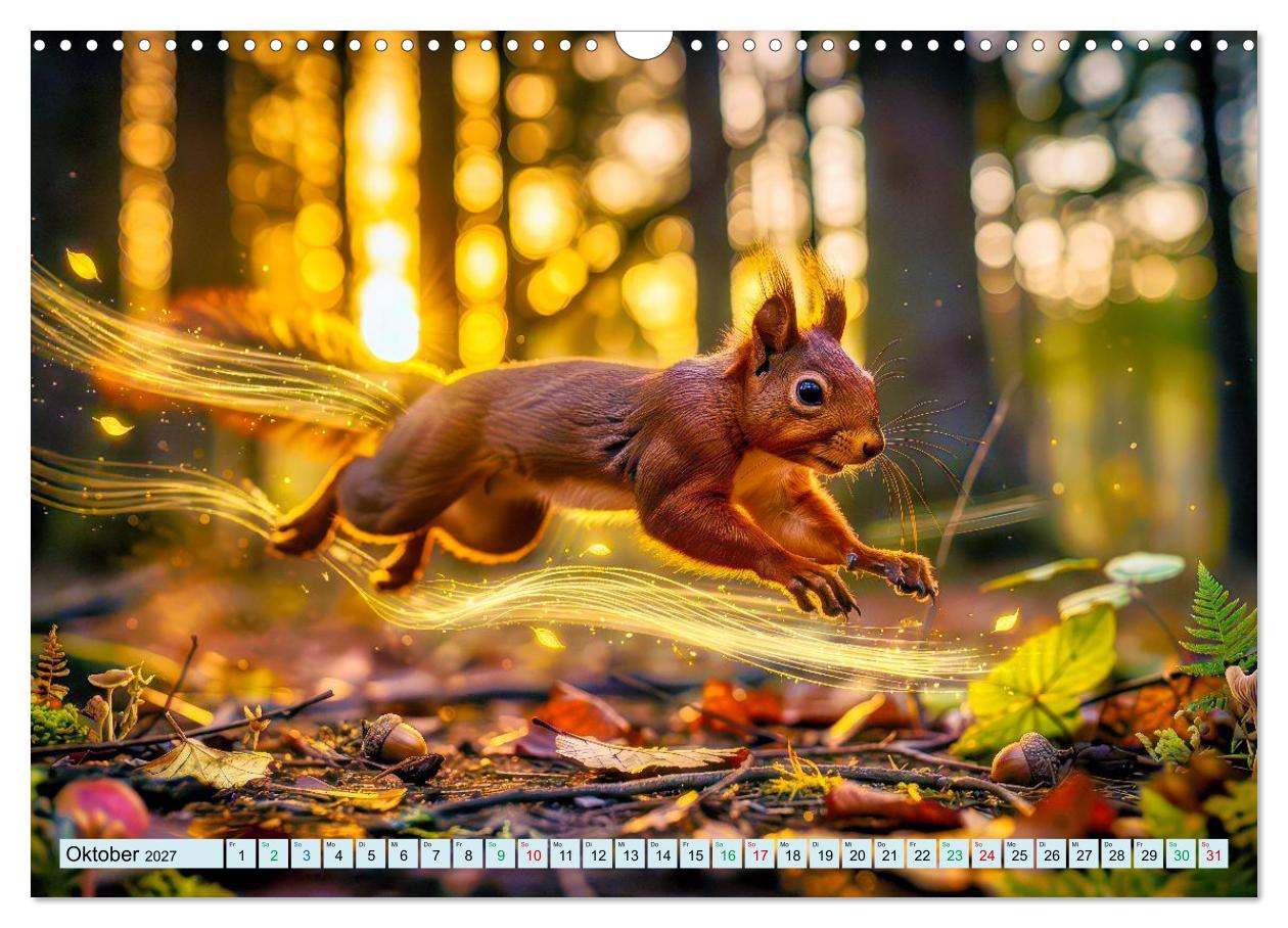 Märchenhafte Eichhörnchen