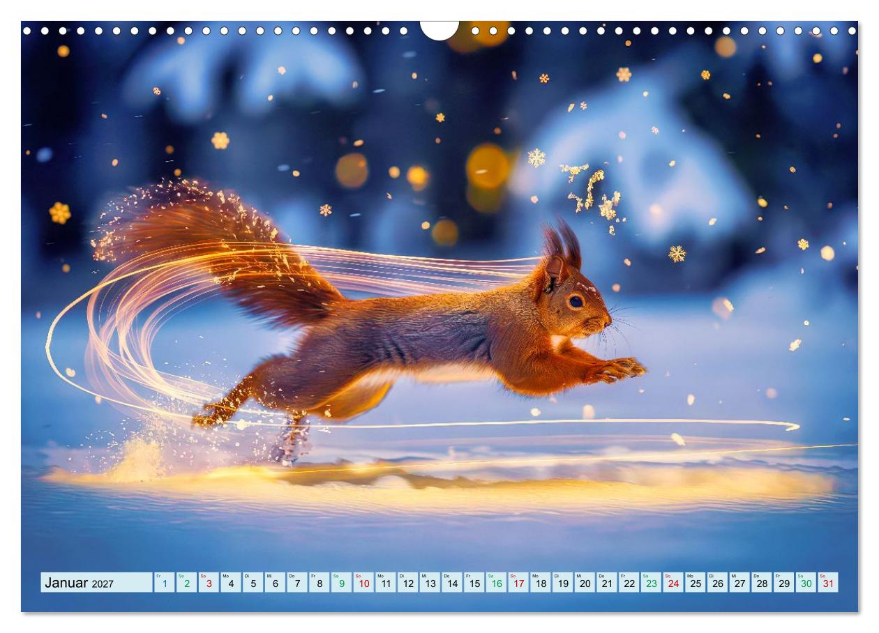 Märchenhafte Eichhörnchen