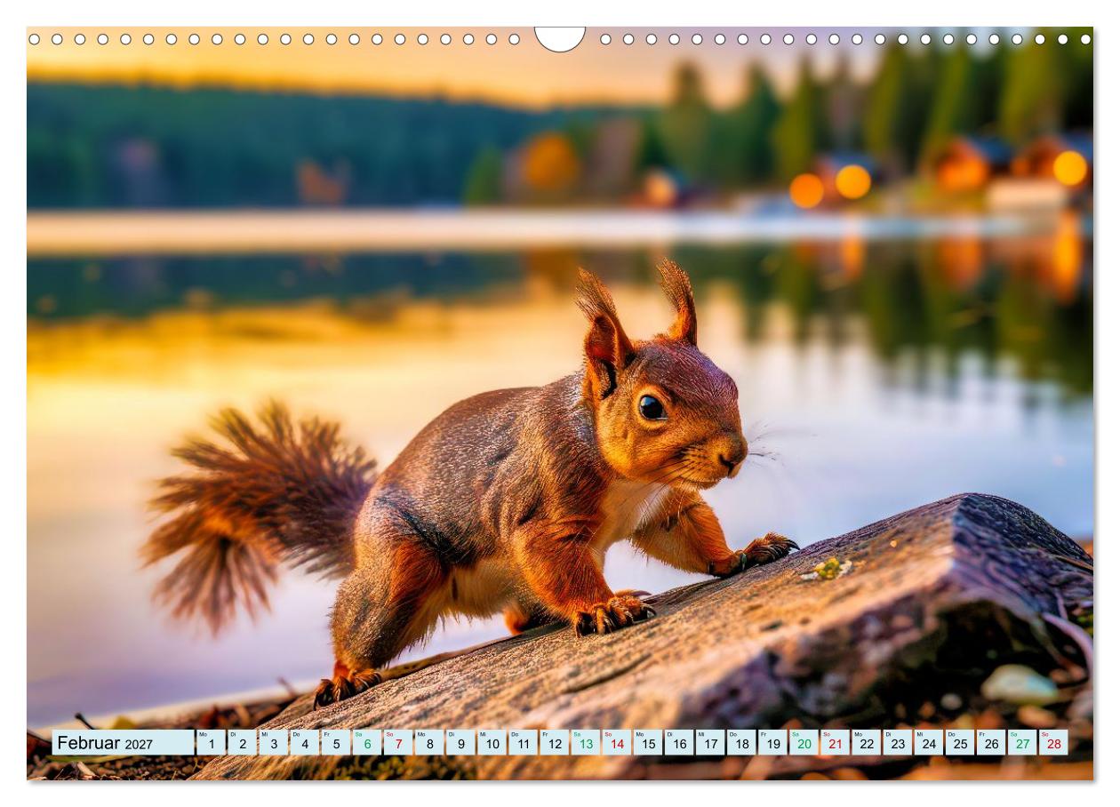 Märchenhafte Eichhörnchen