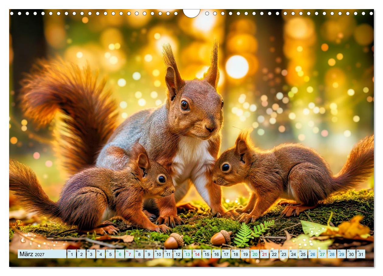 Märchenhafte Eichhörnchen