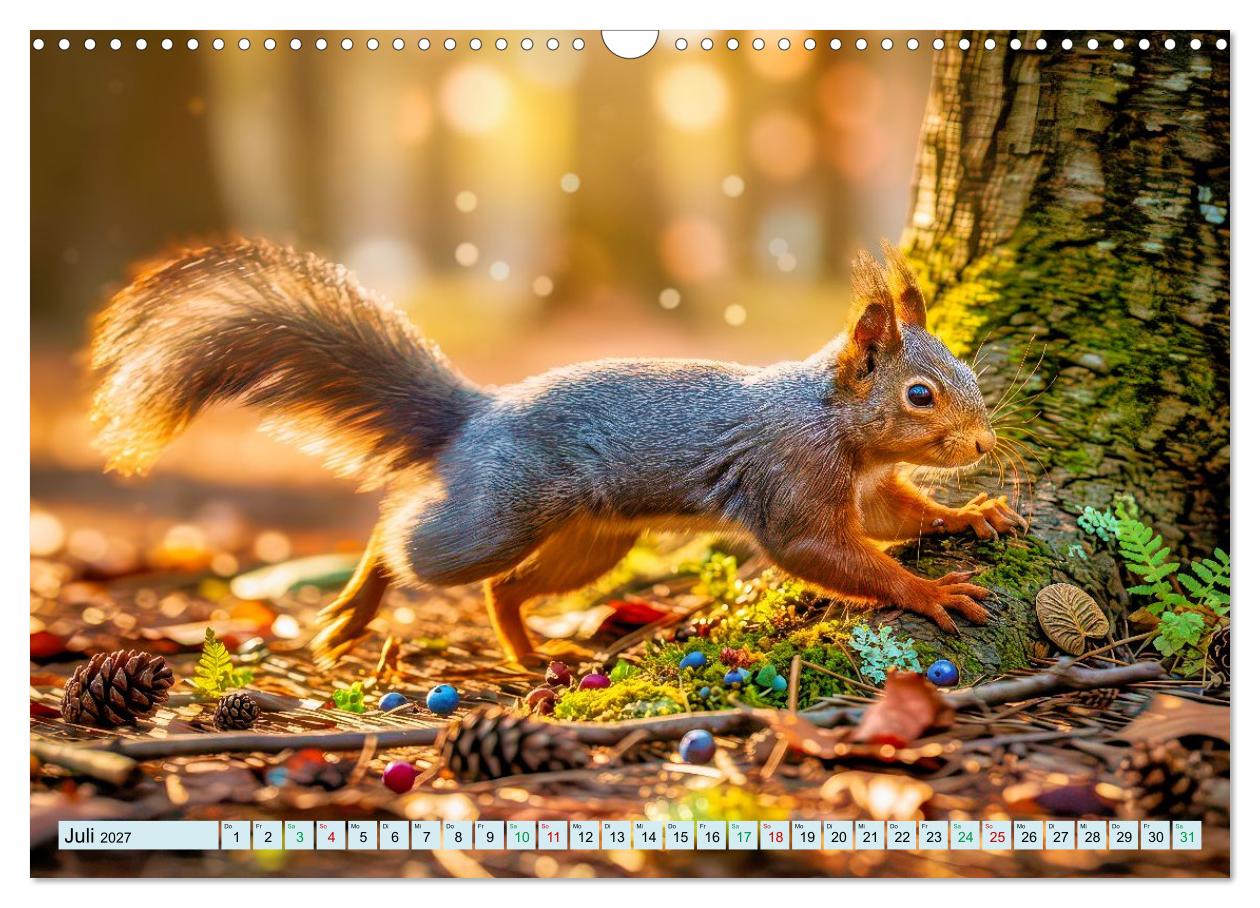 Märchenhafte Eichhörnchen