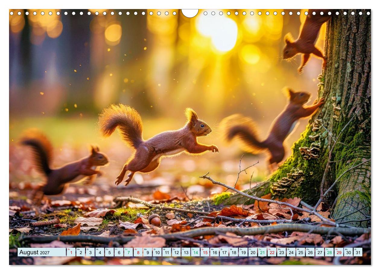 Märchenhafte Eichhörnchen