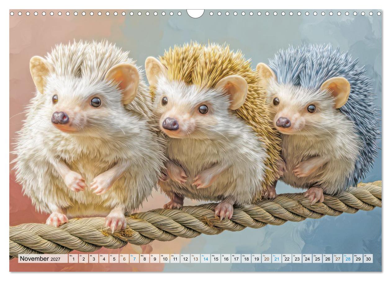 Die Suche nach Balance - Scherzhafte Tierillustrationen