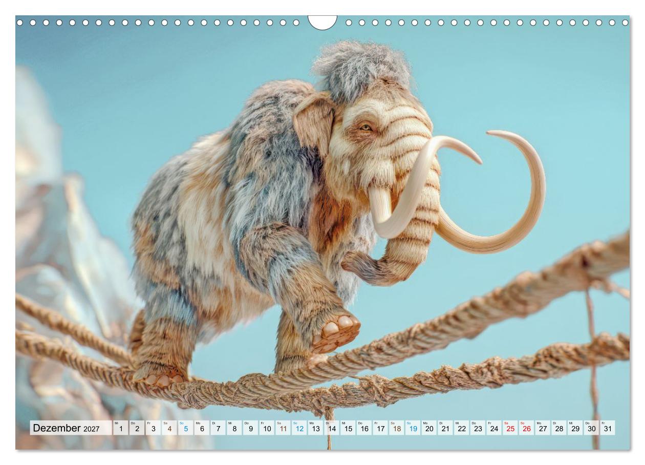 Die Suche nach Balance - Scherzhafte Tierillustrationen