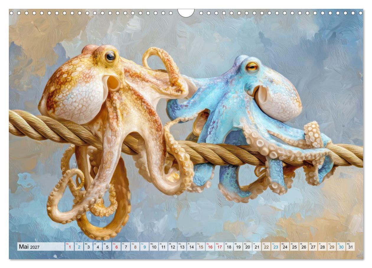 Die Suche nach Balance - Scherzhafte Tierillustrationen