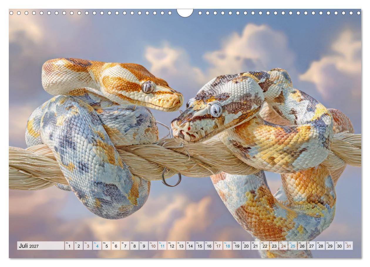 Die Suche nach Balance - Scherzhafte Tierillustrationen