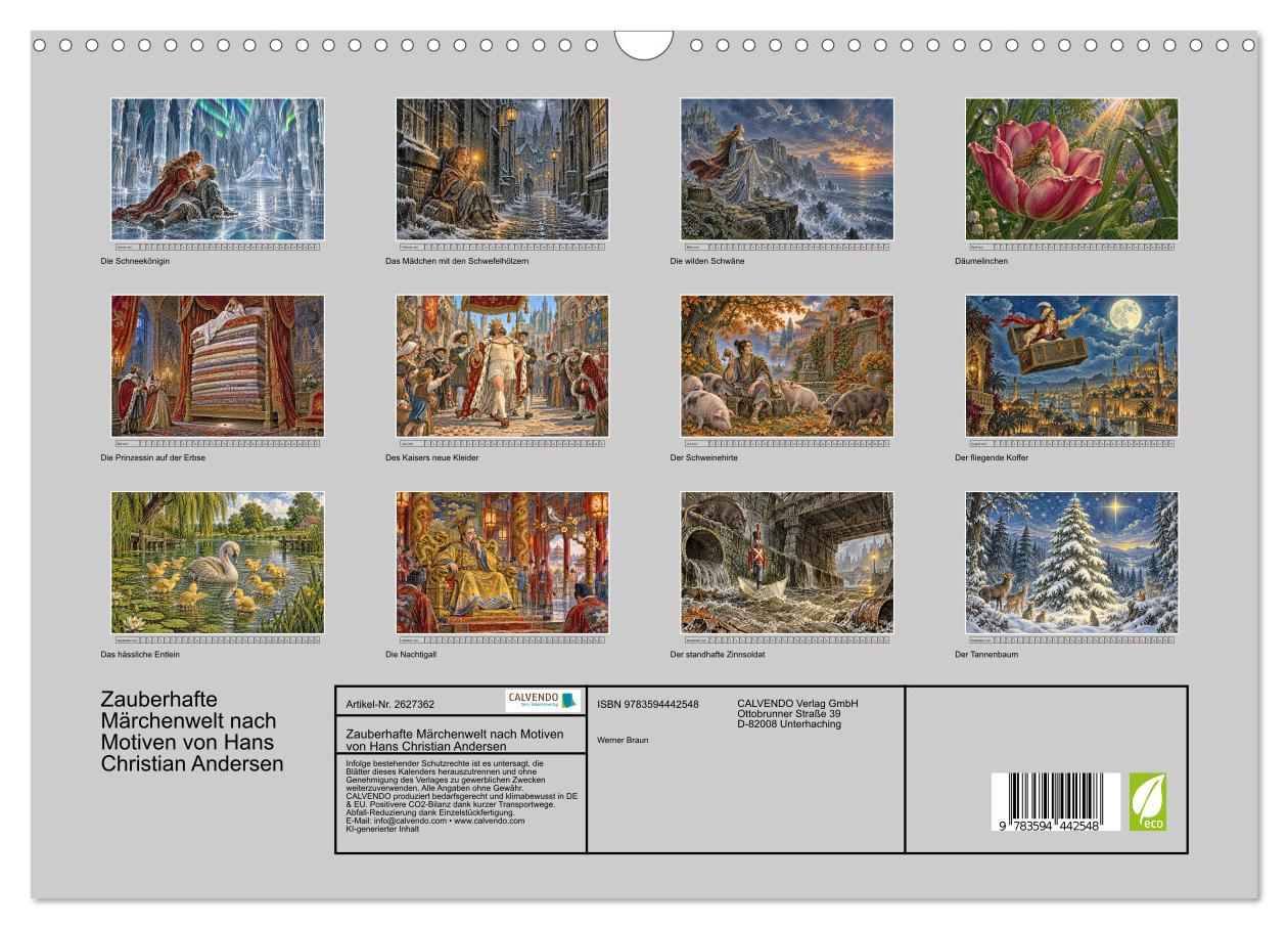 Zauberhafte Märchenwelt nach Motiven von Hans Christian Andersen
