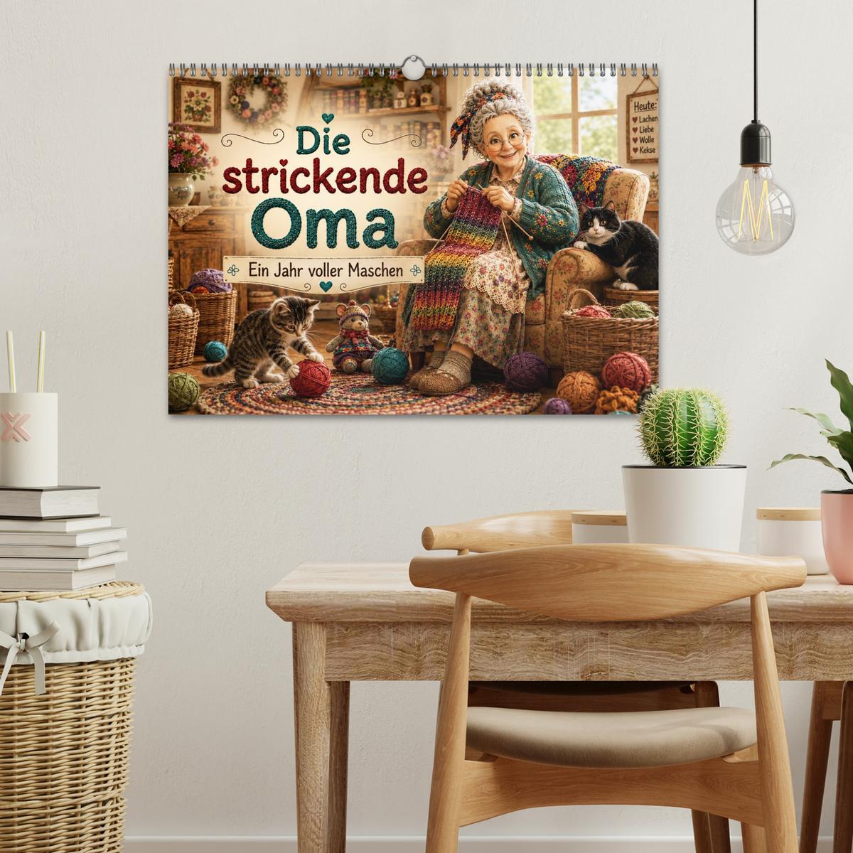 Die strickende Oma