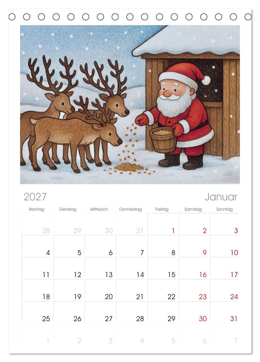 Was macht der Weihnachtsmann?