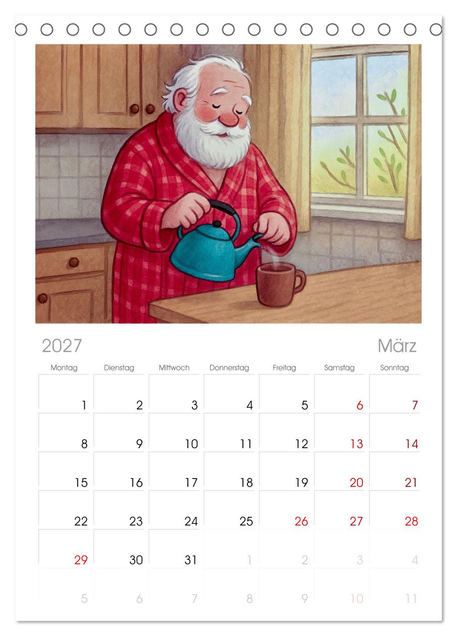 Was macht der Weihnachtsmann?