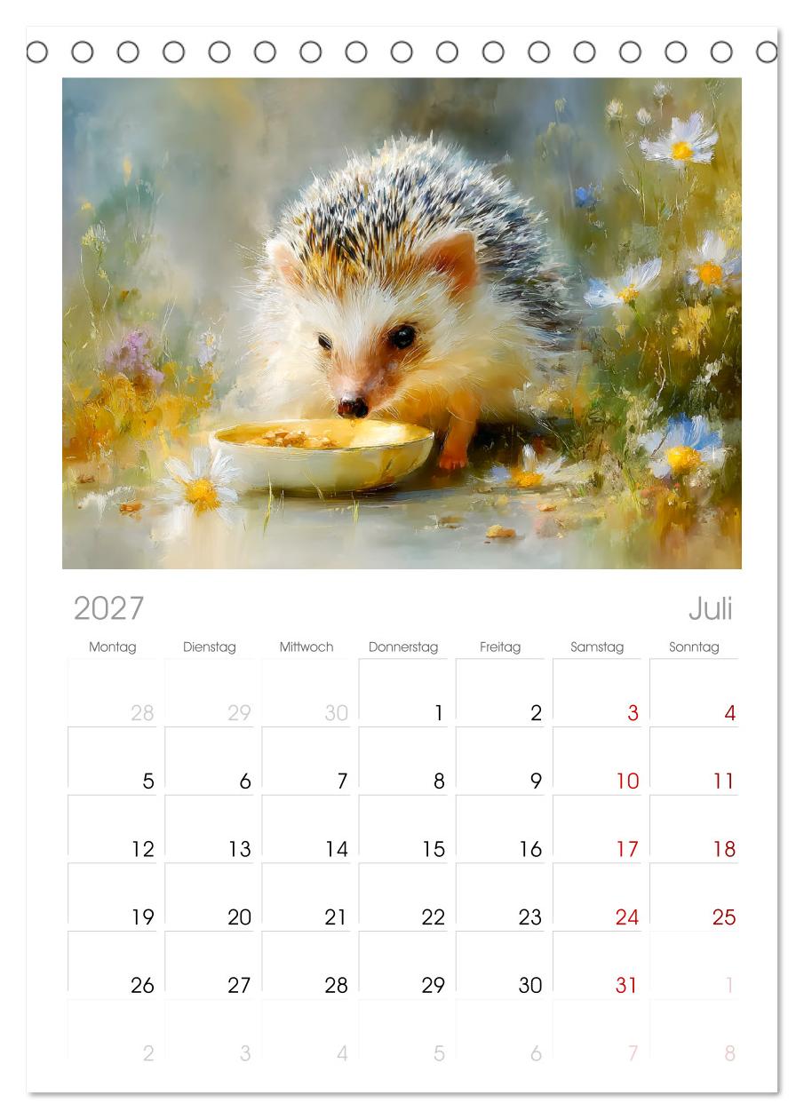 Igel. Kleine Glücksbringer im Garten