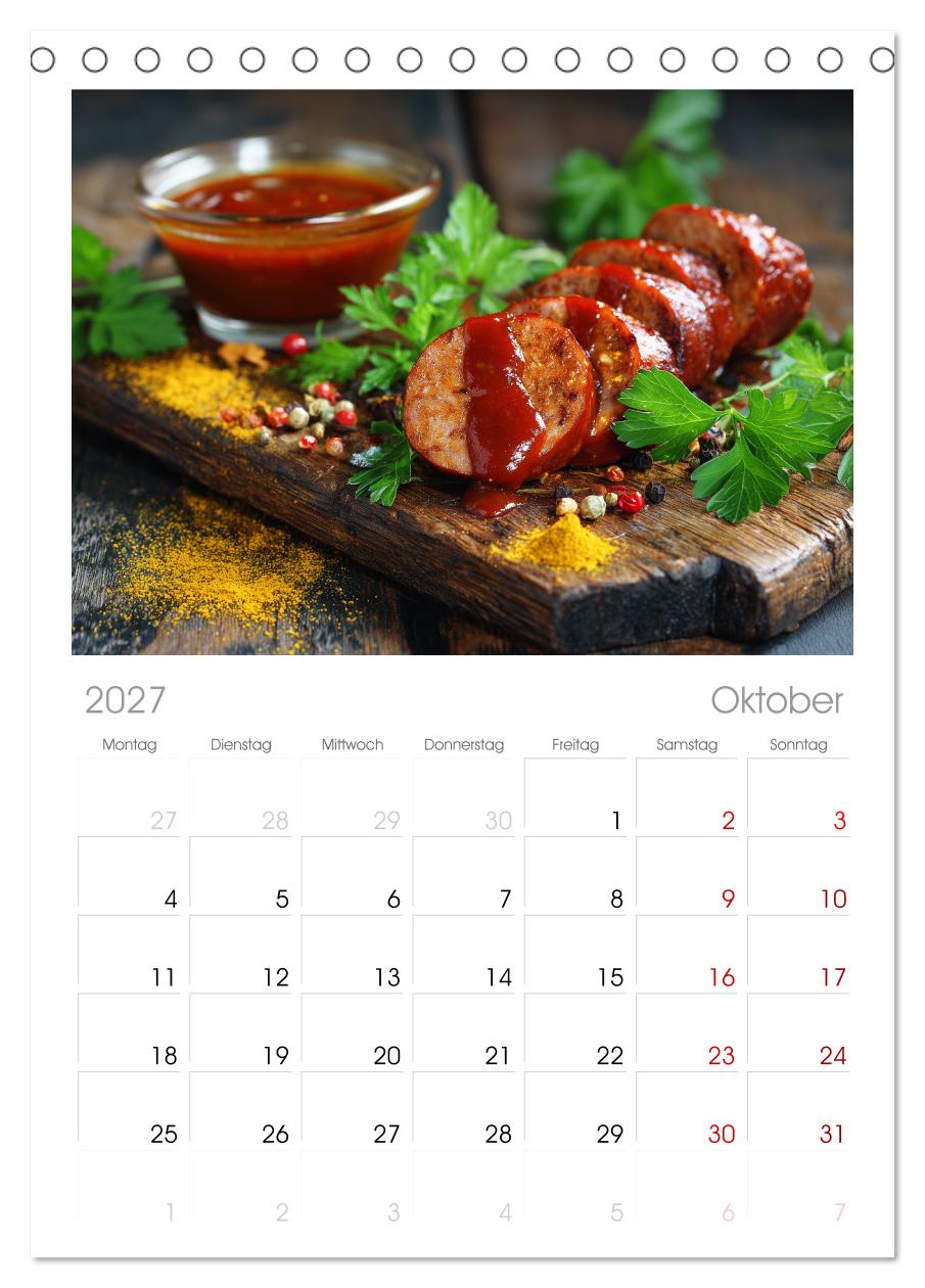 Currywurst Kalender - Das Berliner Kultgericht für Fleischliebhaber