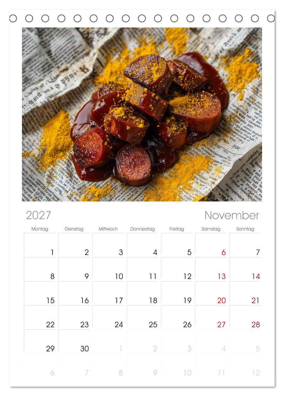 Currywurst Kalender - Das Berliner Kultgericht für Fleischliebhaber