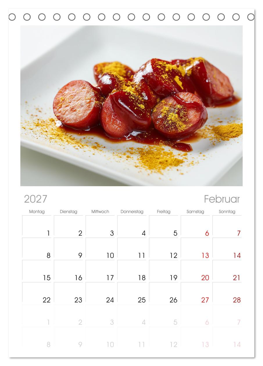 Currywurst Kalender - Das Berliner Kultgericht für Fleischliebhaber