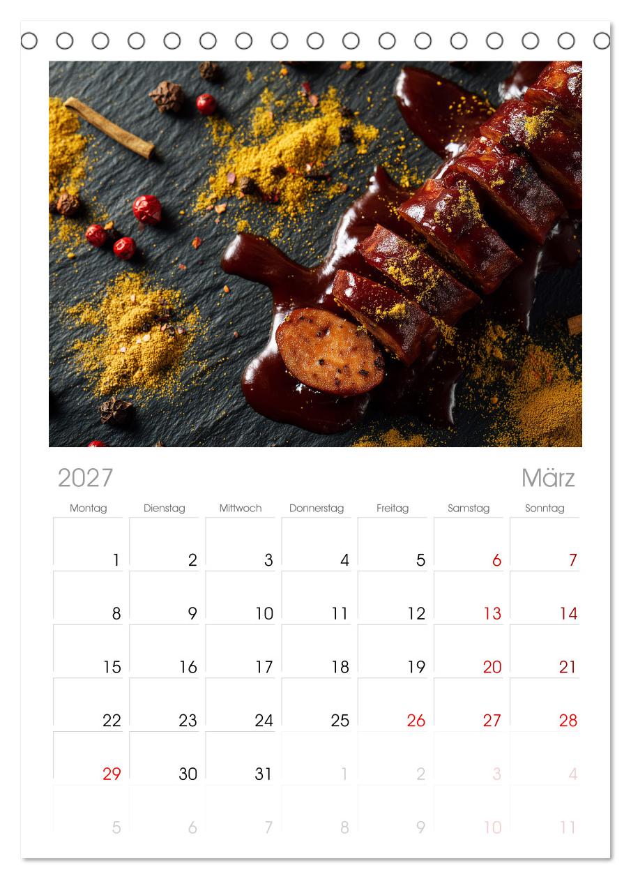 Currywurst Kalender - Das Berliner Kultgericht für Fleischliebhaber
