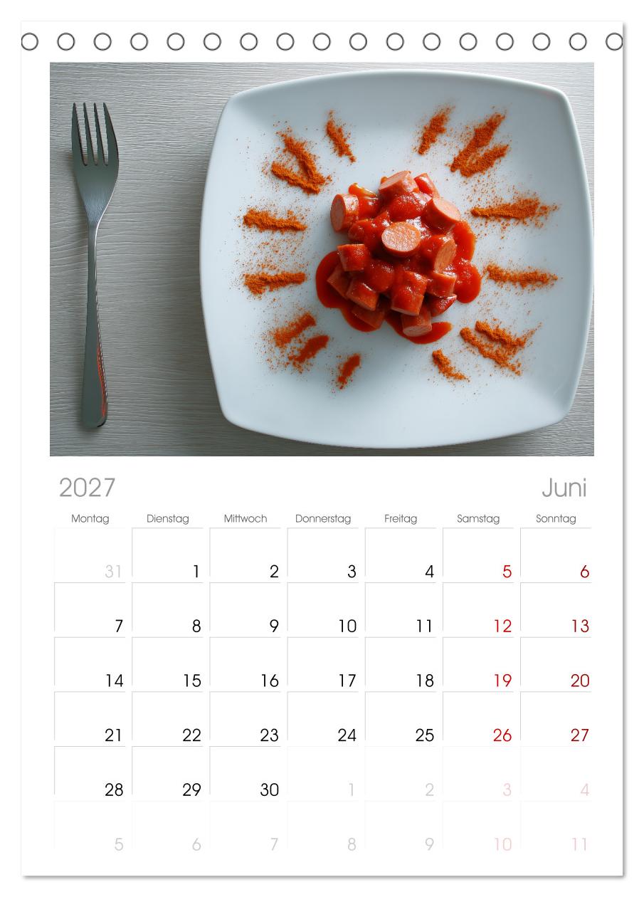 Currywurst Kalender - Das Berliner Kultgericht für Fleischliebhaber