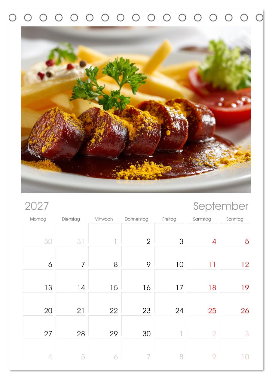Currywurst Kalender - Das Berliner Kultgericht für Fleischliebhaber