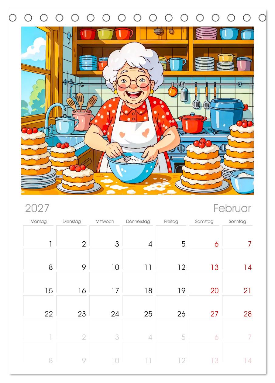 Oma rockt den Ruhestand - Lustiger Frauenkalender mit Humor