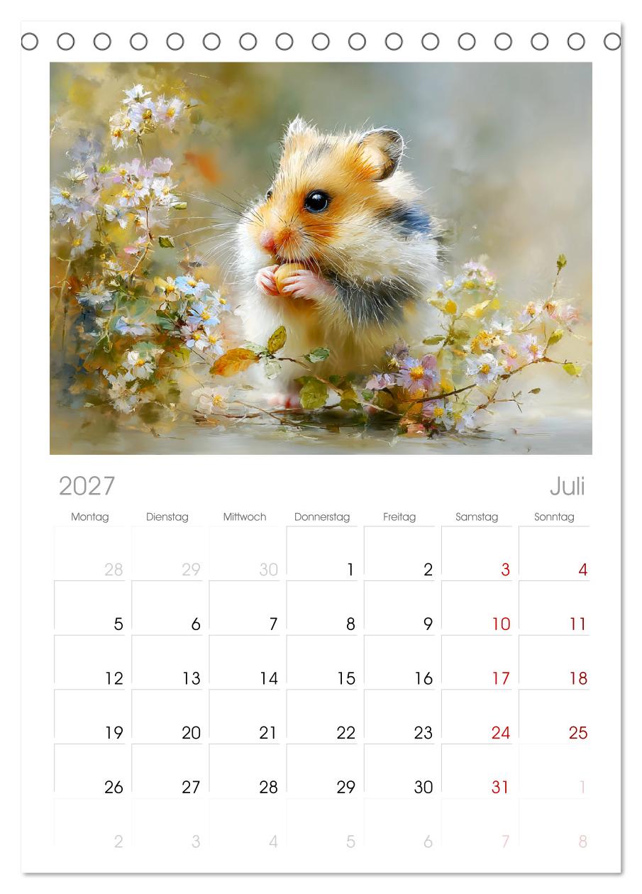 Hamster. Niedliche Nager im Garten